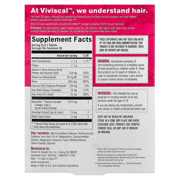 Viviscal Hair Growth Supplement 180 Tablets