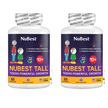 NuBest Tall 10+ Teens Powerful Growth Formula for Bone Strength — 60 Capsules