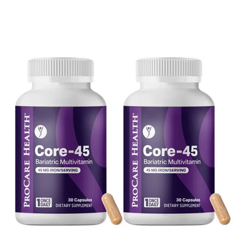 ProCare Health Core-45 Bariatric Multivitamin with 45mg Iron - 30 Capsules