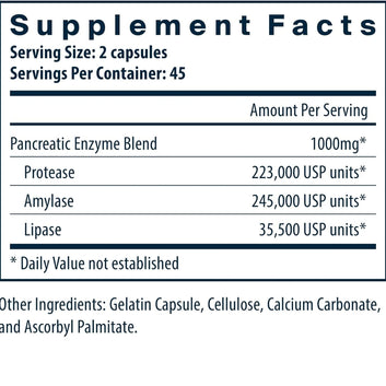Vital Nutrients Pancreatic Enzymes - 90 Capsules | Digestive Support