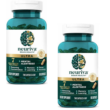 Neuriva Brain Health Ultra | 7 Brain Health Indicators | 60 Capsules