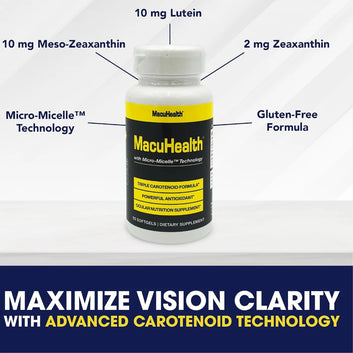 MacuHealth Triple Carotenoid Eye Vitamins 90 Softgels ( Pack of 4 )
