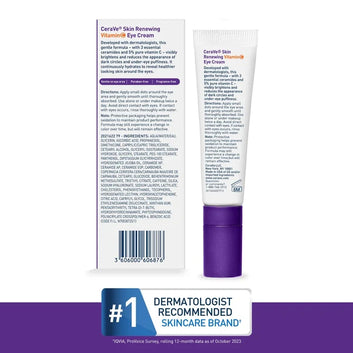 CeraVe Vitamin C Eye Cream for Brighter-Looking Skin