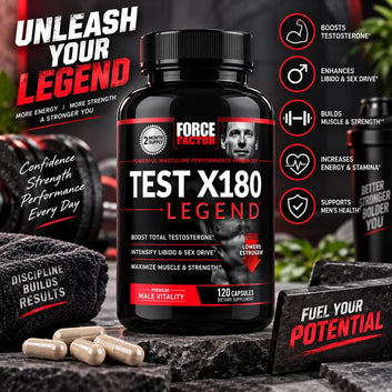 Force Factor Test X180 Legend 120 Capsules
