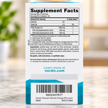Nordic Naturals Ultimate Omega 1280mg