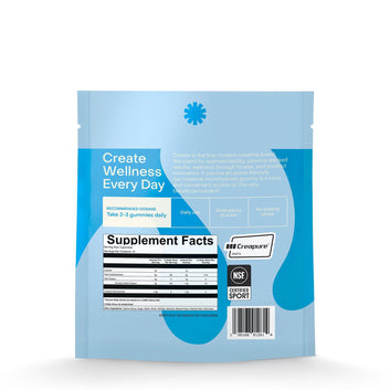 Create Creatine Monohydrate Gummies – Blue Raspberry, 90 Count