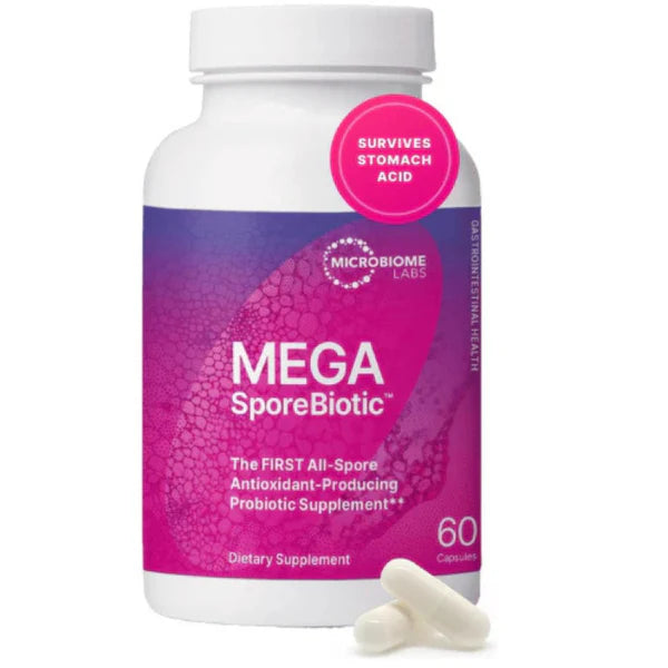 Spore-Based Probiotic for Women & Men | Shelf-Stable Digestive Support | Travel-Friendly | 60 Capsules
