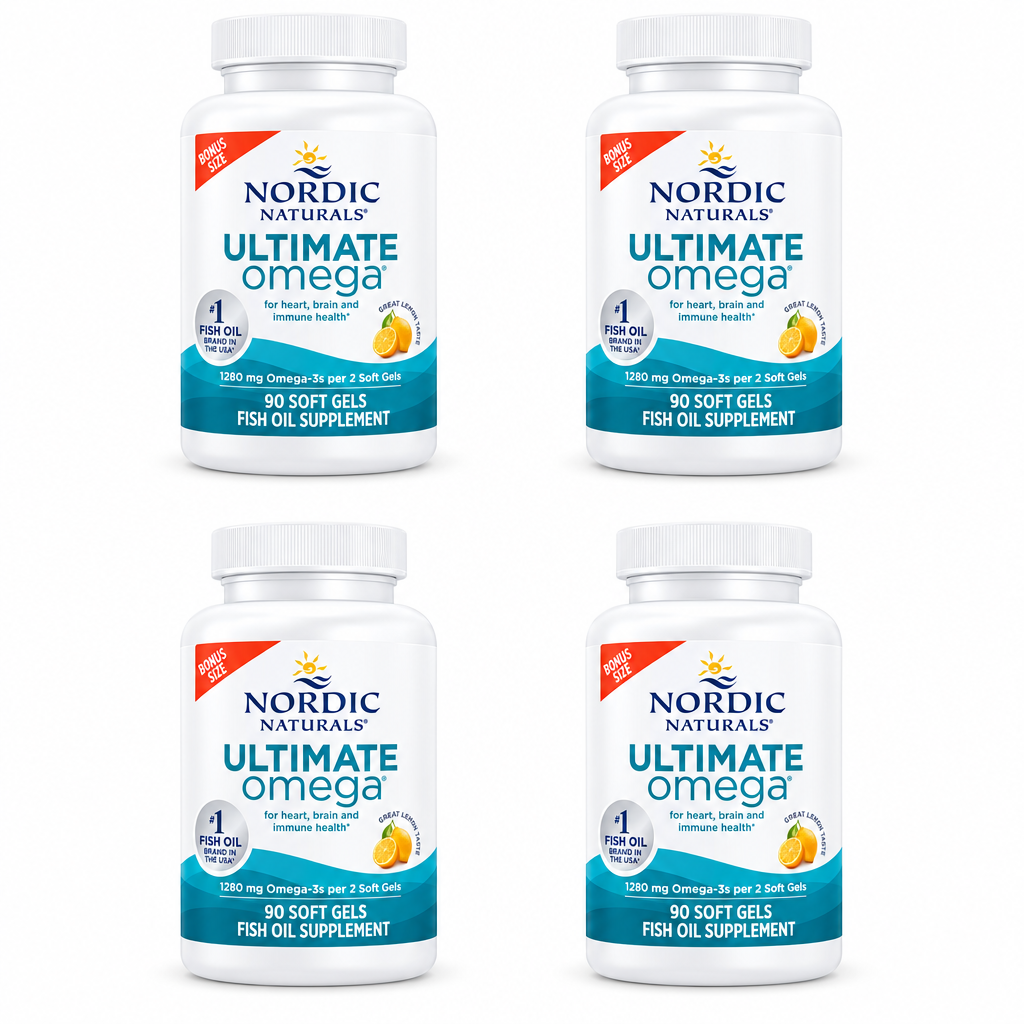 Nordic Naturals Ultimate Omega 4-pack